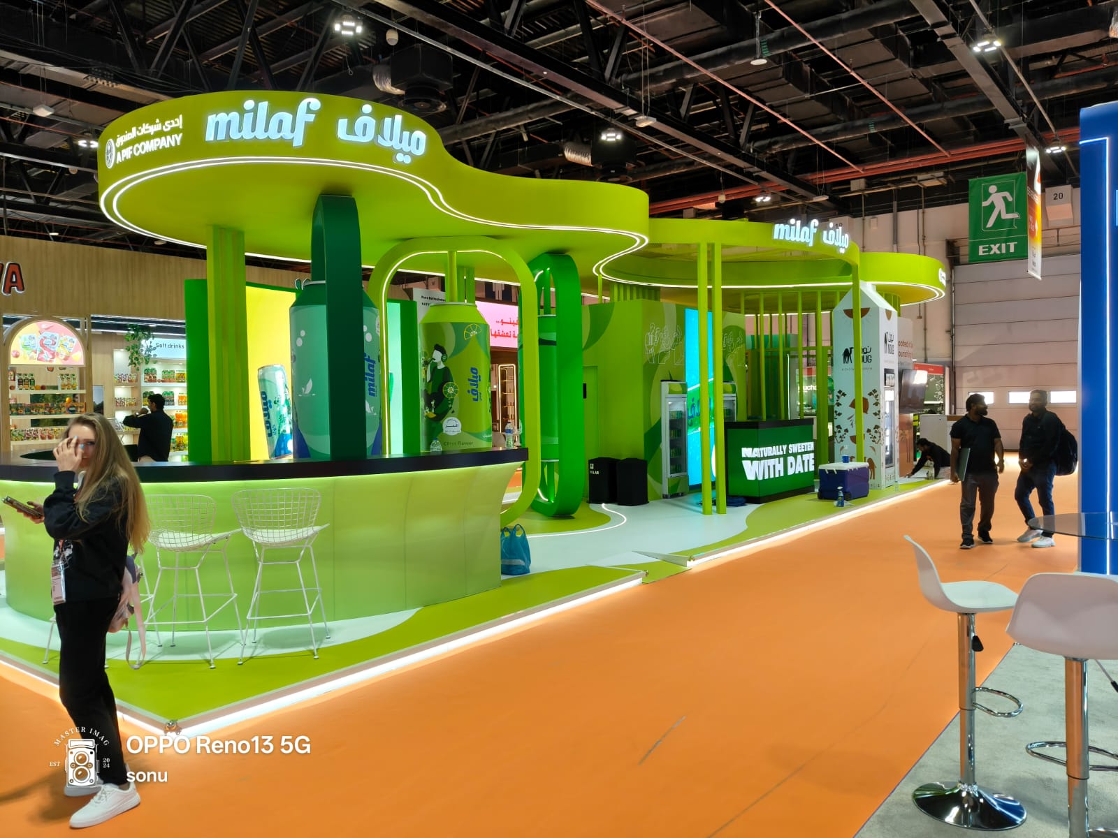 Custom food exhibition stand design Dubai Expo City