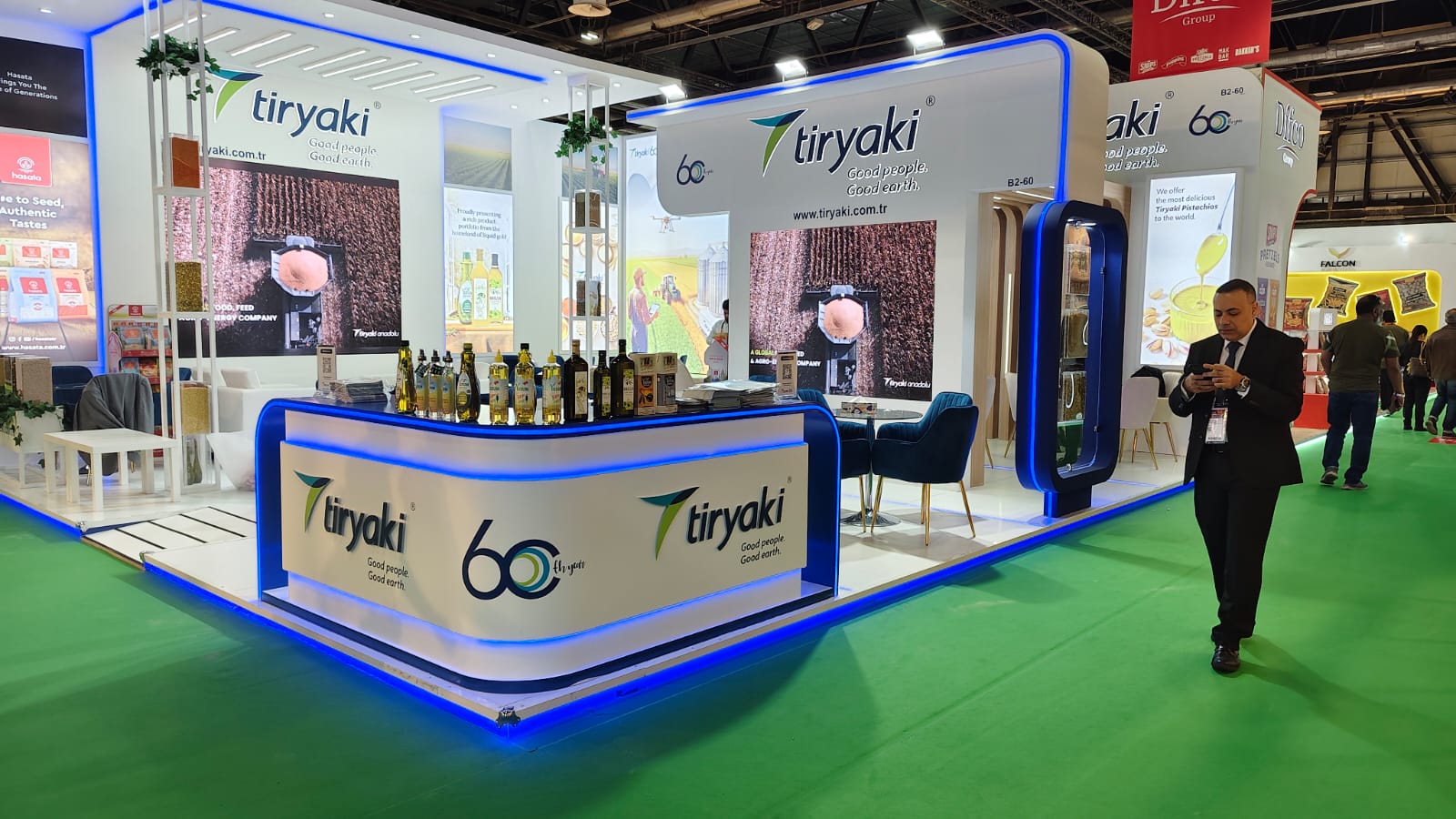 Custom food exhibition stand design Dubai Expo City